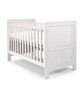 Atlas 4 Piece Cotbed with Dresser Changer, Wardrobe, and Premium Dual Core Mattress Set- White image number 3